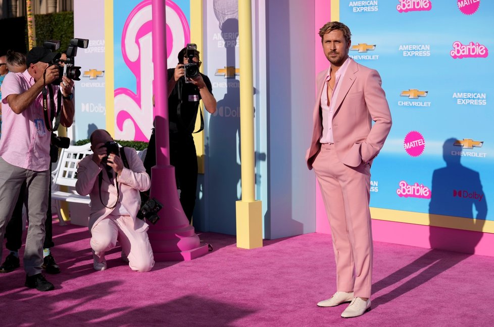 Premiéra Barbie v Los Angeles: Ryan Gosling