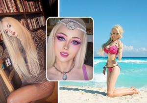 Valeria Lukyanovová je známá jako „oživlá Barbie".