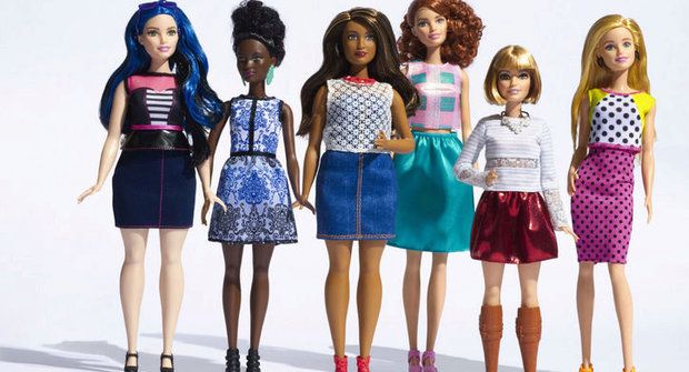 Barbie má novou podobu: Baculatá, drobná nebo vysoká