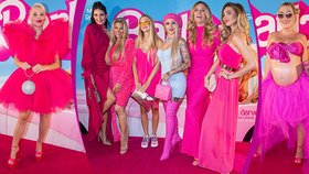 České „barbíny" na slavnostní premiéře filmu Barbie