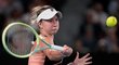 Barbora Krejčíková ve čtvrtfinálovém duelu na Australian Open