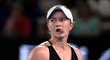 Barbora Krejčíková ve čtvrtfinálovém duelu na Australian Open