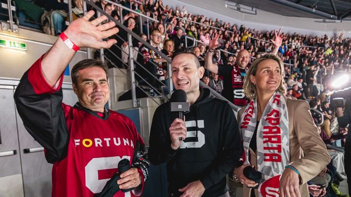 Bára Špotáková a David Vodrážka na Spartě