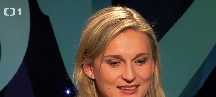 Barbora Špotáková v pořadu Všechnopárty Karla Šípa