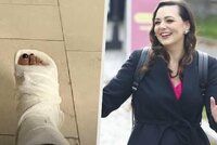 Poslankyně STAN Urbanová: Nepříjemné zranění nohy. Denně dostává injekce