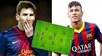 Messi + Neymar v systému 4–3–3. Jak to Barcelona poskládá?