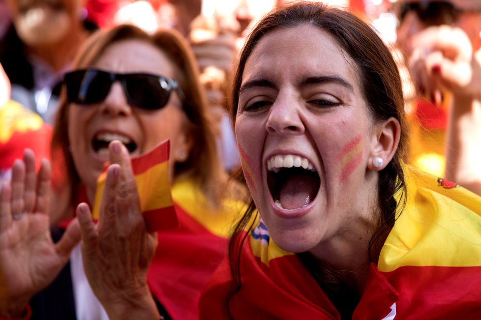 Protestní akce v Barceloně se podle organizátorů zučastnilo 930 000 lidí, podle policie 350 000.