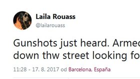 Laila Rouass: Tweet z jejího profilu