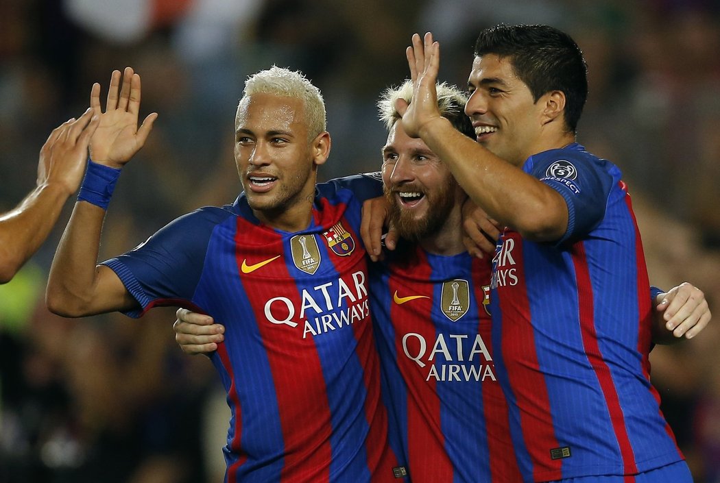 Hvězdné trio Lionel Messi, Luis Suárez a Neymar zničili Celtic