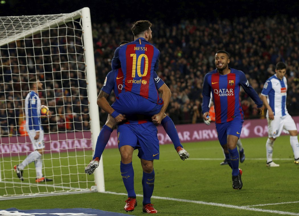 Hvězdný Lionel Messi proti Espanyolu zářil