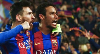 Euforie Barcelony! Úžasný Neymar, závěr snů i sporné penalty