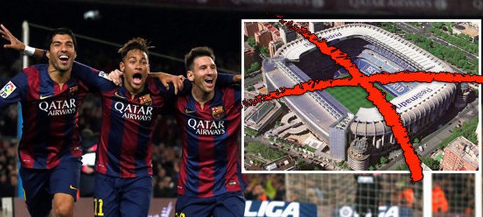 Fotbalisté Barcelony postoupili do finále španělského poháru, na stadionu Realu si ho ale nezahrají