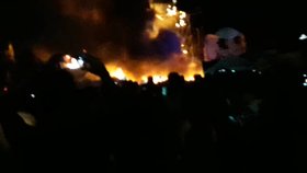 Požár na Festival Tommorowland