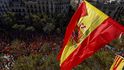 V Barceloně se na demonstraci za jednotu Španělska sešel více než milion lidí. V Barceloně se na demonstraci za jednotu Španělska sešel více než milion lidí.