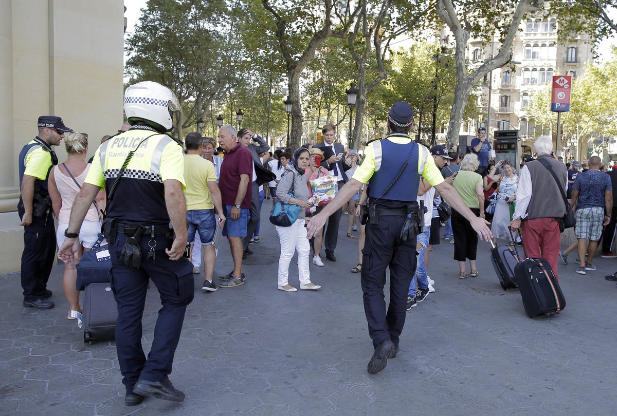 Barcelona, útok, policie