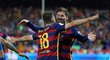 Hvězdný Lionel Messi nahrál a obránce Barcelony Jordi Alba dílo proti Seville dokonal