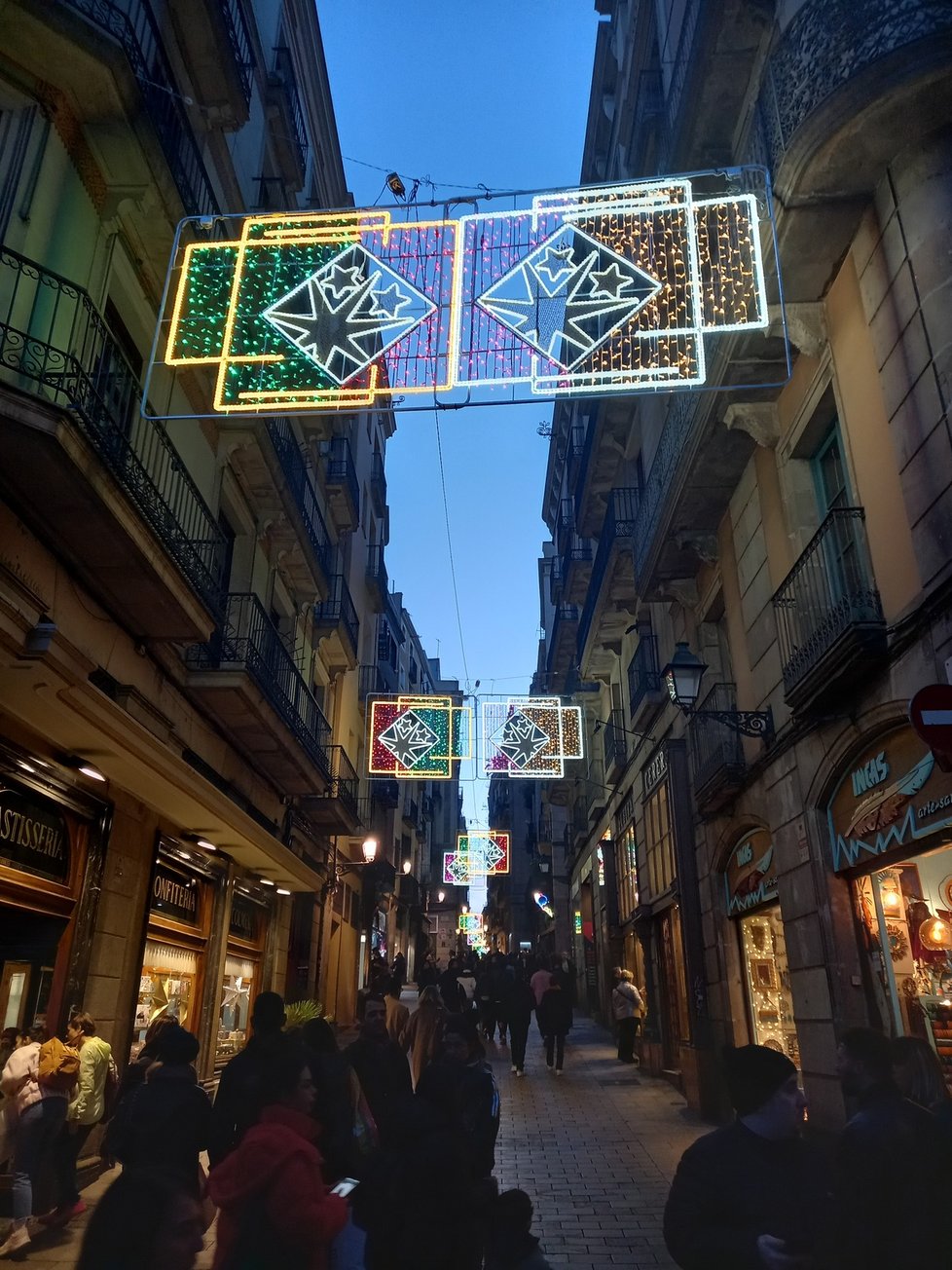 Vánoce v Barceloně