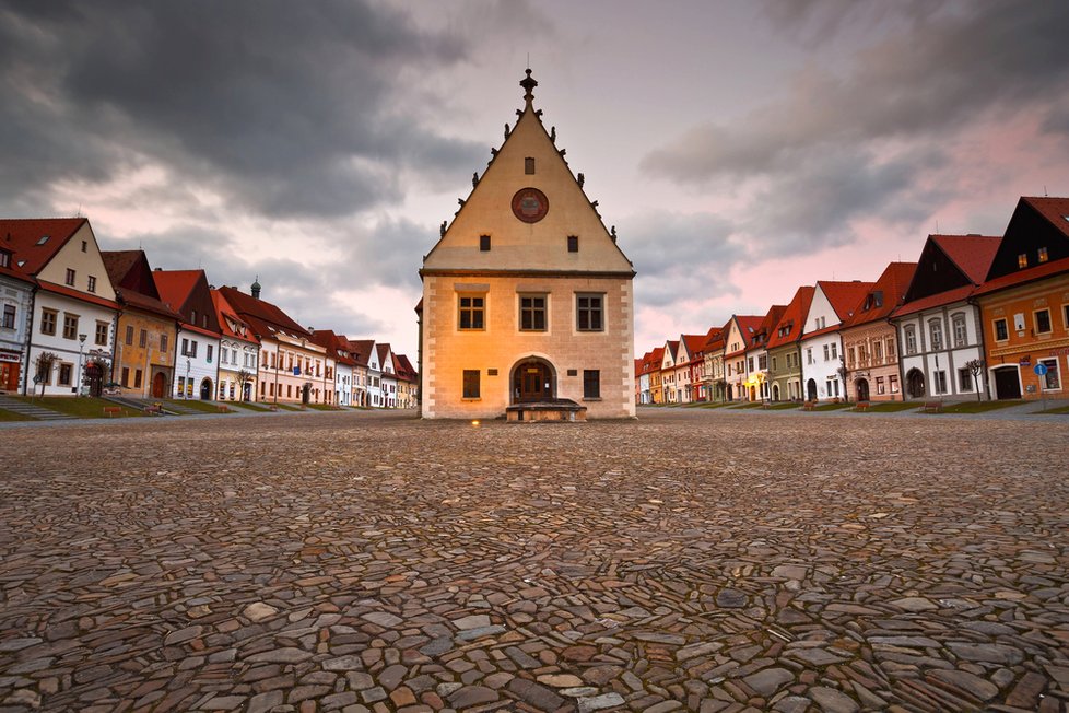 Slovenské město Bardejov je památkou UNESCO.