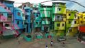 Barevná favela v Riu