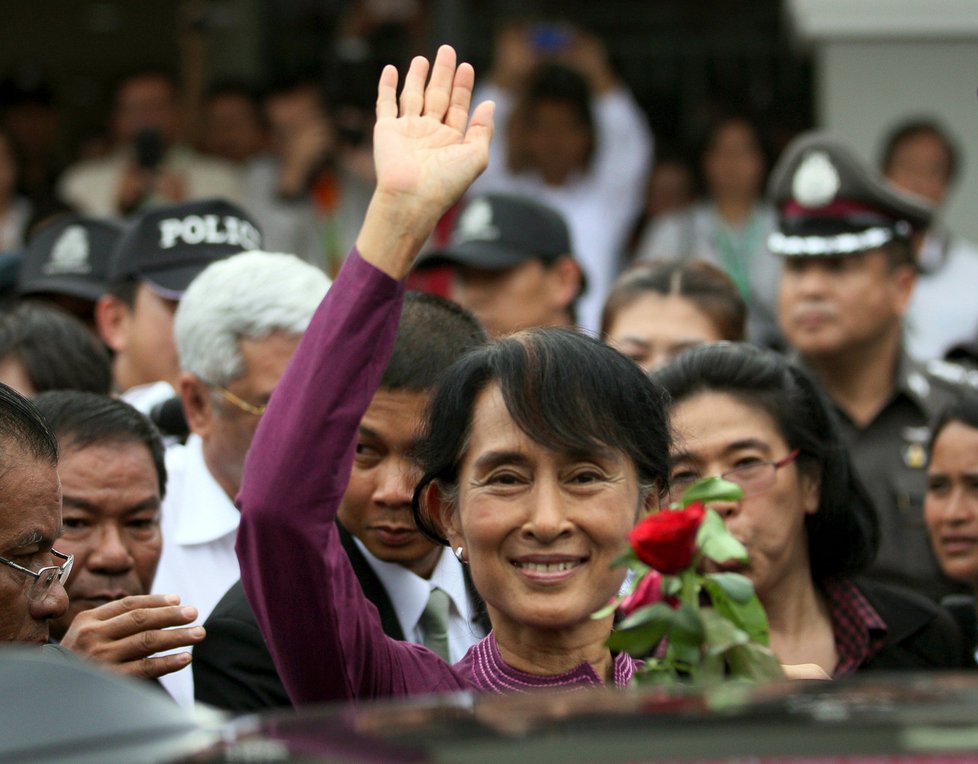 Su Ťij má v Barmě velkou podporu mezi obyvatelstvem