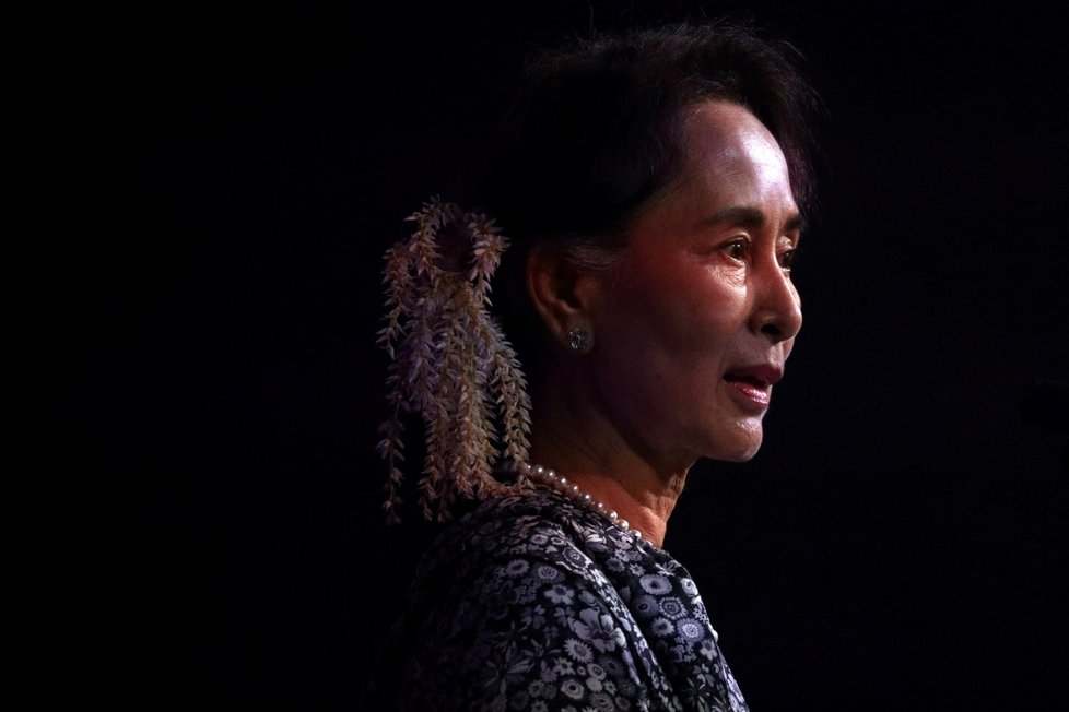 Bývalá disidentka a vítězka listopadových vole Su Ťij.