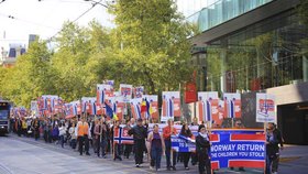 Světové protesty proti Barnevernetu: Melbourne, Austrálie (16. 4. 2016)