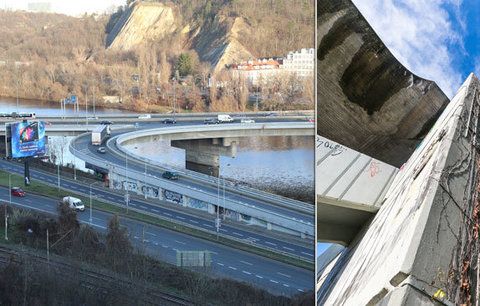 Špatný stav Barrandovského mostu: Oprava je nezbytná, ukázaly testy. Začne letos
