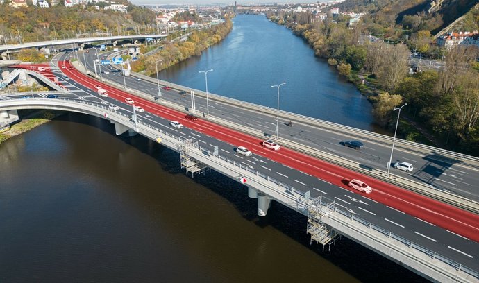 Začíná další etapa rekonstrukce Barrandovského mostu
