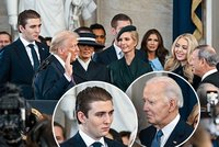Útok? Výsměch? Rodina odhalila, co Melaniin syn nečekaně řekl Bidenovi na inauguraci Trumpa