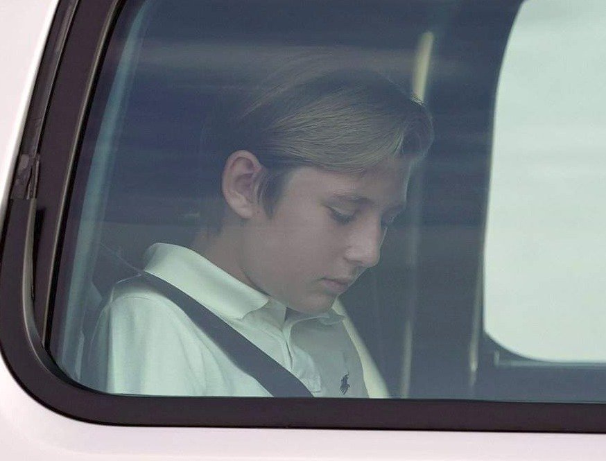 Nejmladší syn prezidenta Trumpa, Barron Trump.