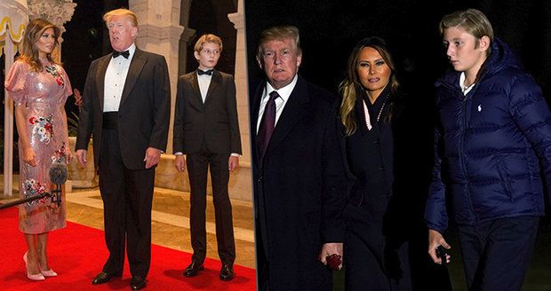 Výšku zdědil po tátovi. Barron Trump se vytáhl, už je větší než první dáma