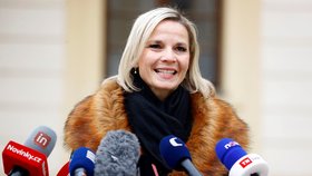 Adeptka na ministryni pro místní rozvoj Zuzana Schwarz Bařtipánová po setkání s prezidentem Petrem Pavlem (2. 12. 2025)