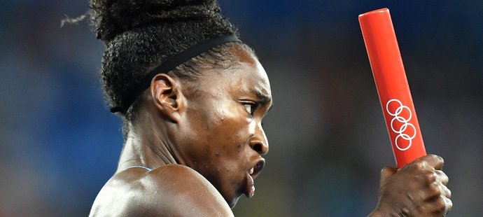 Trojnásobná olympijská šampionka Tianna Bartolettaová na olympiádě v Riu