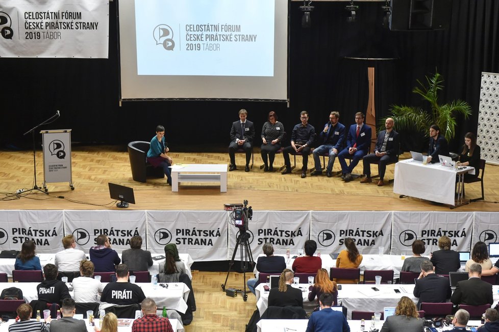 Dvoudenní celostátní fórum České pirátské strany začalo 19. ledna 2019 v Táboře