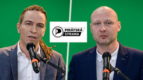 Spoj o post předsedy Pirátů: Ivan Bartoš (vlevo) a Lukáš Wagenknecht