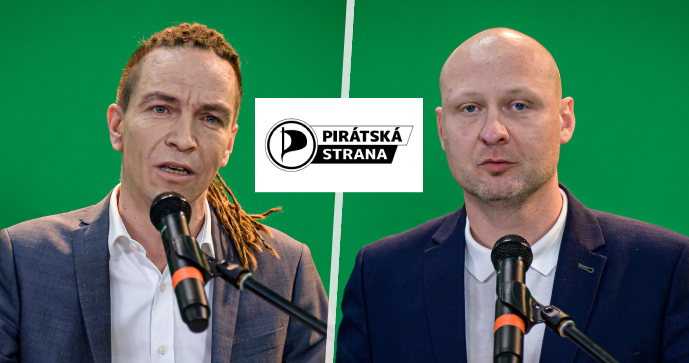 Spoj o post předsedy Pirátů: Ivan Bartoš (vlevo) a Lukáš Wagenknecht