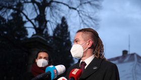 Ivan Bartoš jako kandidát do vlády Petra Fialy absolvoval jako první schůzku s Milošem Zemanem (29. 11. 2021)