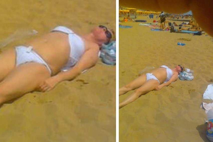 Iveta Bartošová na pláži. Byla při pořízení snímku vůbec při vědomí?