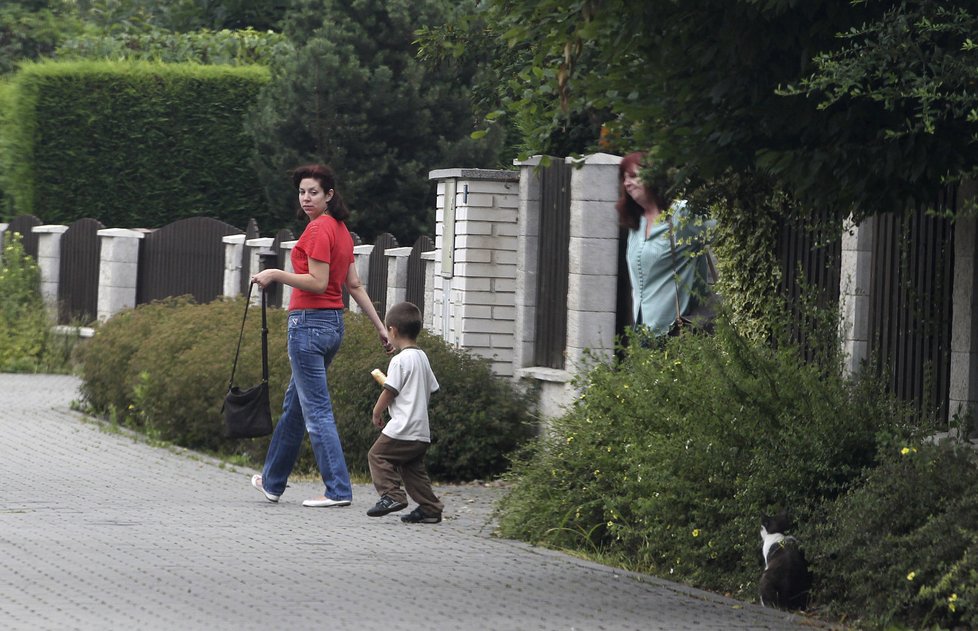 Barbora u Rychtáře přespávala i se synem.