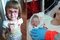 Barunka dostala jméno od lékaře, který ji překotně odrodil: Po pěti letech přišla fotka