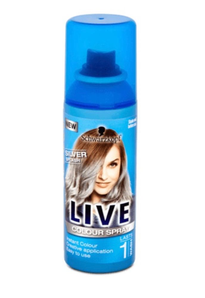 Colour Spray vlasový make-up ve spreji Silver Splash, Schwarzkopf, 129 Kč