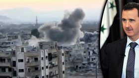 Syrské letectvo útočilo v Damašku poprvé od chemického útoku