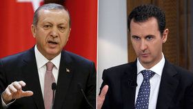 Turecký prezident Erdogan (vlevo) se pustil do svého syrského protějšku – Asada.