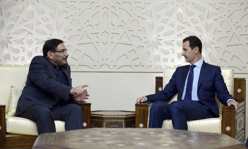 Bašár Asad jedná se zástupci Íránu