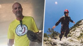 BASE jumper Mark Andrews (†65) se zřítil z více než 400 metrů v italských Dolomitech.