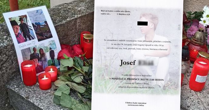 Poslední rozloučení se zavražděným varhaníkem Josefem (†18) proběhne v kostele, kde byl ubodaný. Obviněný je jeho kamarád Jarek (20).