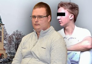 Jaroslav Fuksa (21, vlevo) dostal za vraždu kamaráda varhaníka Josefa (†18) z Bašky na Frýdecko-Místecku trest 15,5 roku vězení.