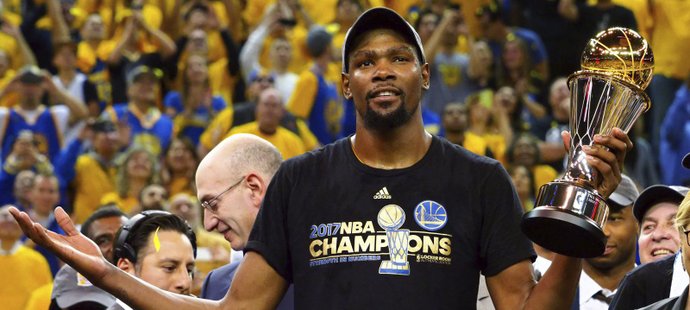 Kevin Durant po vítězném finále NBA