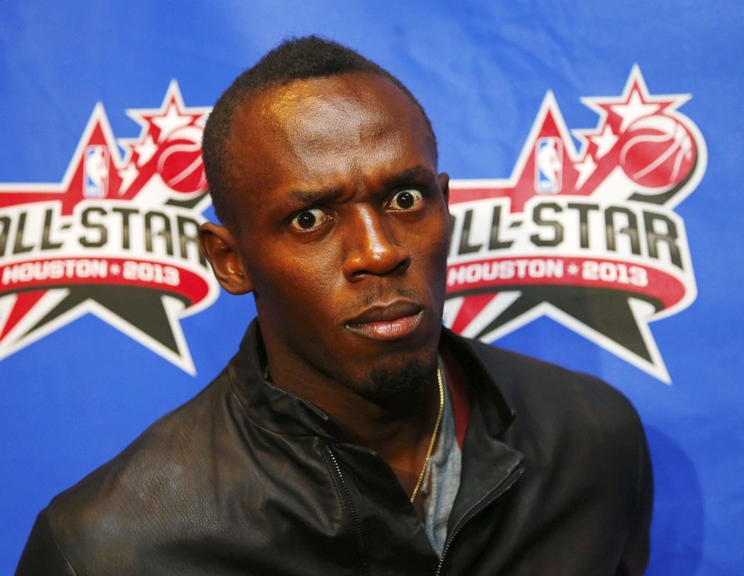 Mezi basketbalové hvězdy zavítala také jedna atletická superstar. Sprinter Usain Bolt si Utkání hvězd NBA užíval.