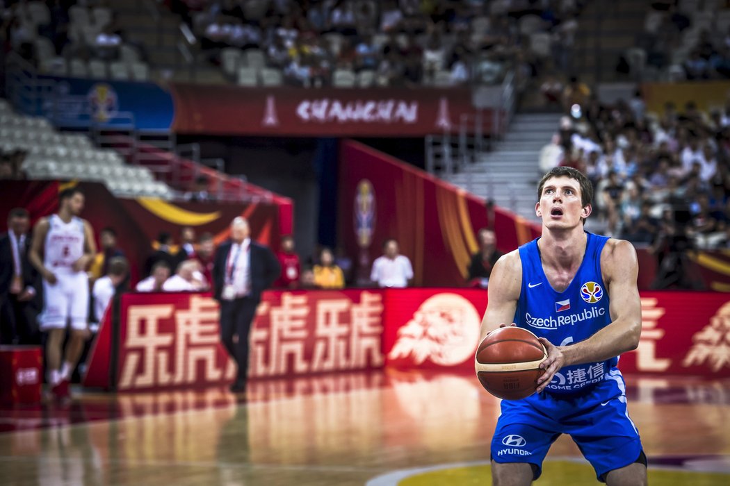 Kapitán českých basketbalistů Pavel Pumprla